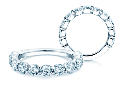 Anello di Fidanzamento Dawn in 18K oro bianco