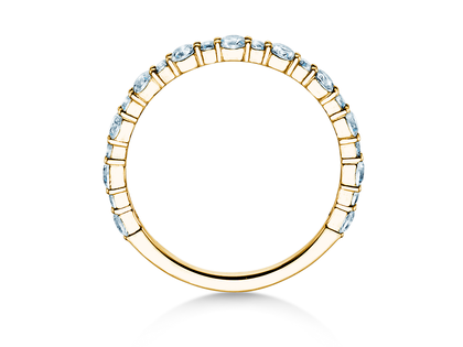 Anello di Fidanzamento Diamond Pulse in 14K oro giallo con diamanti 0,59ct G/SI