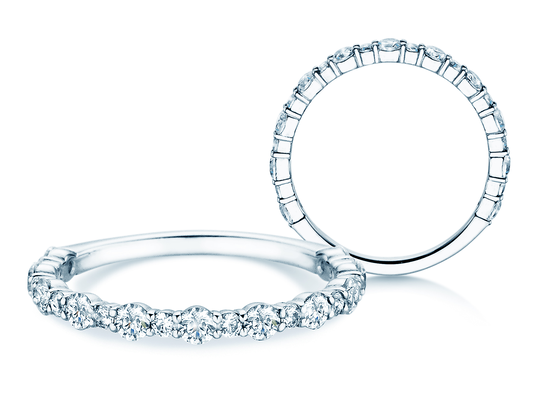 Anello di Fidanzamento Diamond Pulse in 14K oro bianco con diamanti 0,59ct G/SI
