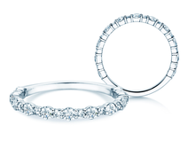 Anello di Fidanzamento Diamond Pulse in platino 950/- con diamanti 0,59ct G/SI