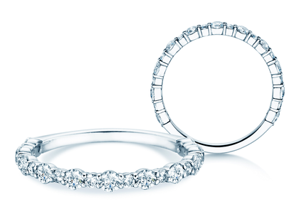Anello di Fidanzamento Diamond Pulse in 14K oro bianco con diamanti 0,59ct G/SI