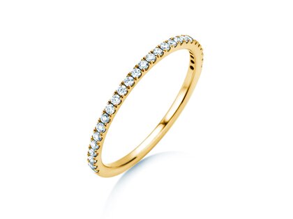 Anello di Fidanzamento Dusk in 9K oro giallo con diamanti 0,25ct G/SI