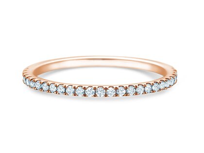 Anello di Fidanzamento Dusk in 9K oro rosa con diamanti 0,25ct G/SI