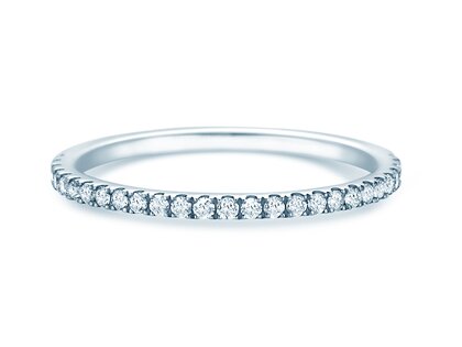 Anello di Fidanzamento Dusk in platino 950/- con diamanti 0,25ct G/SI