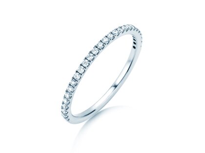Anello di Fidanzamento Dusk in platino 950/- con diamanti 0,25ct G/SI