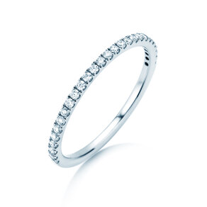 Anello di Fidanzamento Dusk in platino 950/- con diamanti 0,25ct G/SI