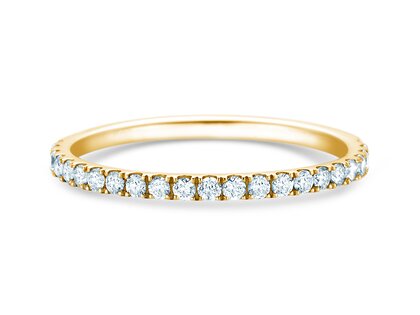 Anello di Fidanzamento Dusk in 14K oro giallo con diamanti 0,35ct G/SI