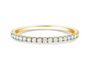 Anello di Fidanzamento Dusk in 14K oro giallo con diamanti 0,35ct G/SI