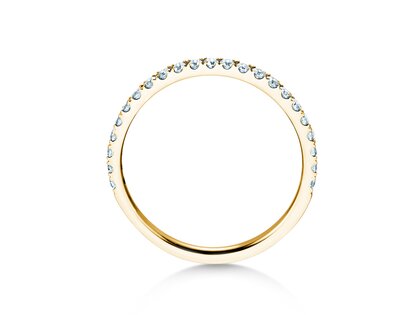 Anello di Fidanzamento Dusk in 14K oro giallo con diamanti 0,35ct G/SI
