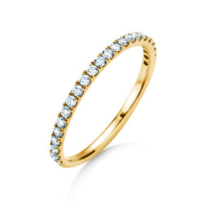 Anello di Fidanzamento Dusk in 14K oro giallo con diamanti 0,35ct G/SI