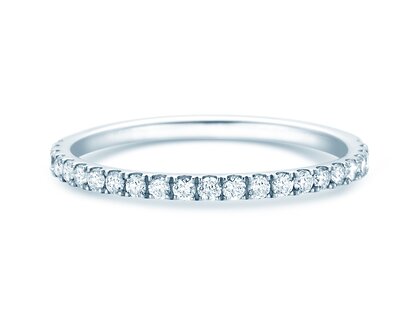 Anello di Fidanzamento Dusk in 14K oro bianco con diamanti 0,35ct G/SI