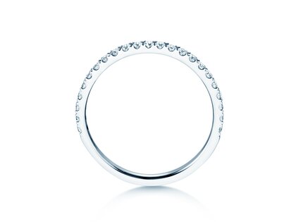 Anello di Fidanzamento Dusk in 14K oro bianco con diamanti 0,35ct G/SI