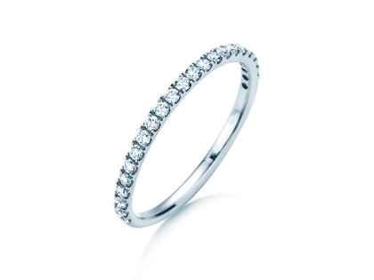 Anello di Fidanzamento Dusk in 14K oro bianco con diamanti 0,35ct G/SI