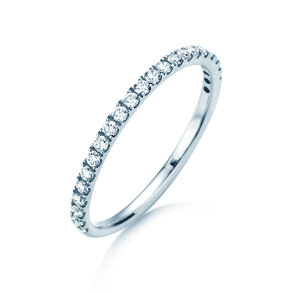 Anello di Fidanzamento Dusk in 14K oro bianco con diamanti 0,35ct G/SI