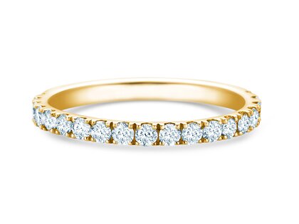 Anello di Fidanzamento Dusk in 14K oro giallo con diamanti 0,55ct G/SI