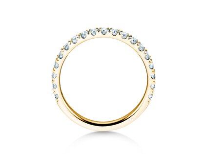 Anello di Fidanzamento Dusk in 14K oro giallo con diamanti 0,55ct G/SI
