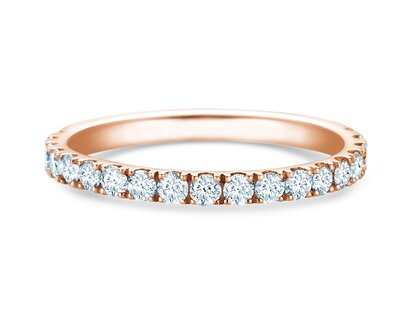 Anello di Fidanzamento Dusk in 9K oro rosa con diamanti da laboratorio 0,55ct E/VS