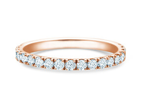 Anello di Fidanzamento Dusk in 9K oro rosa con diamanti da laboratorio 0,55ct E/VS