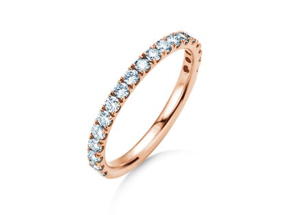 Anello di Fidanzamento Dusk in 9K oro rosa con diamanti da laboratorio 0,55ct E/VS