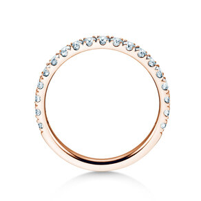 Anello di Fidanzamento Dusk in 9K oro rosa con diamanti da laboratorio 0,55ct E/VS