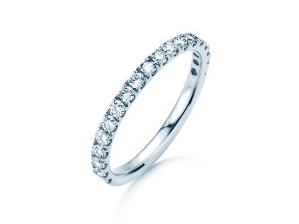 Anello di Fidanzamento Dusk in 14K oro bianco con diamanti 0,55ct G/SI