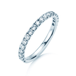 Anello di Fidanzamento Dusk in 14K oro bianco con diamanti 0,55ct G/SI