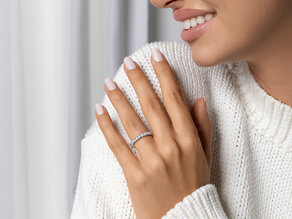 Anello di Fidanzamento Dusk in 9K oro giallo con diamanti 0,96ct G/SI