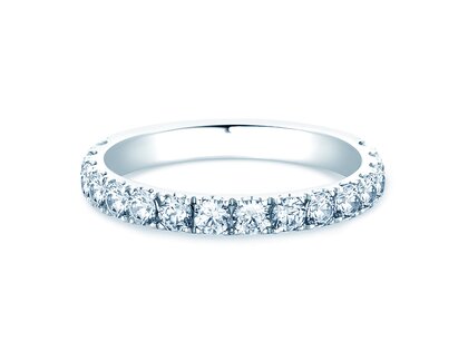 Anello di Fidanzamento Dusk in 14K oro bianco con diamanti 0,96ct G/SI