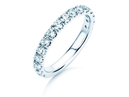 Anello di Fidanzamento Dusk in 14K oro bianco con diamanti 0,96ct G/SI
