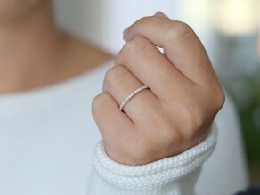 Anello di Fidanzamento Dusk in platino 950/- con diamanti 0,25ct G/SI