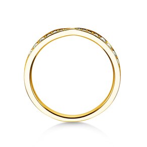 Anello di Fidanzamento V-Eternity in 14K oro giallo con diamanti 0,30ct G/SI