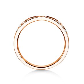 Anello di Fidanzamento V-Eternity in 18K oro rosa con diamanti 0,30ct G/SI