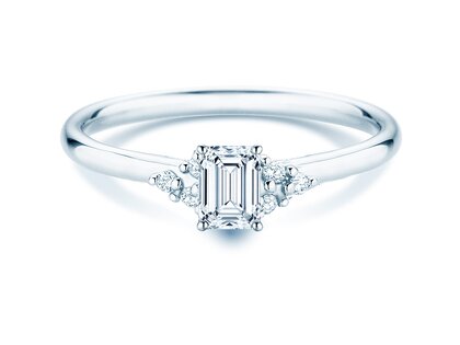 Anello di Fidanzamento Blossom Emerald