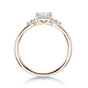 Anello di Fidanzamento Blossom Oval in oro rosa