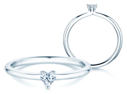 Anello di Fidanzamento Heart Clean