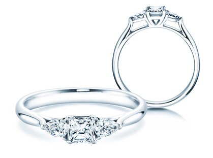 Anello di Fidanzamento Vivid Asscher