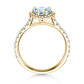 Anello di Fidanzamento Pure Love in 14K oro giallo con diamanti 0,65ct G/SI