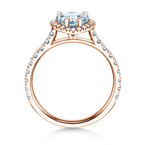 Anello di Fidanzamento Pure Love in 14K oro rosa con diamanti 0,65ct G/SI
