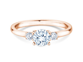 Anello di Fidanzamento Vivid Petite Diamond in 18K oro rosa con diamanti 0,60ct G/SI