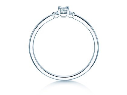 Anello di Fidanzamento Vivid Petite Emerald Cut