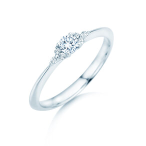Anello di Fidanzamento Vivid Diamond in 18K oro bianco con diamanti 0,21ct G/SI