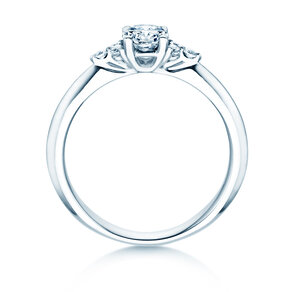 Anello di Fidanzamento Vivid Diamond in oro bianco