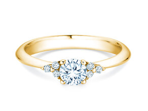 Anello di Fidanzamento Vivid Diamond in oro giallo