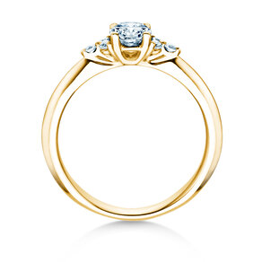 Anello di Fidanzamento Vivid Diamond in oro giallo