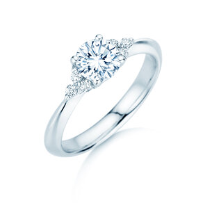 Anello di Fidanzamento Vivid Diamond in 9K oro bianco con diamanti 1,18ct G/SI