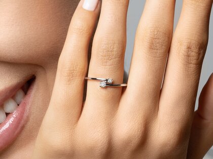 Anello di Fidanzamento You & Me Modern