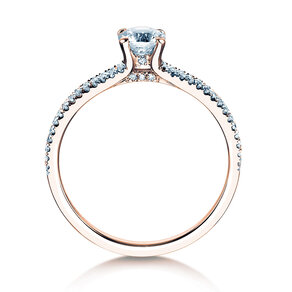 Anello di Fidanzamento Dynasty Petite in 18K oro rosa con diamanti 0,85ct G/SI