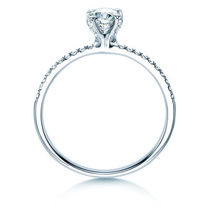 Anello di Fidanzamento Grace in 18K oro bianco con diamanti 0,70ct G/SI
