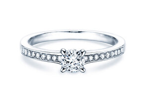Anello di Fidanzamento Modern Pavé