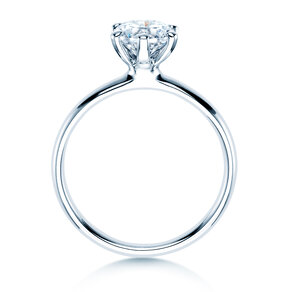 Anello di Fidanzamento Classic 6 in 18K oro bianco con diamante 2,50ct H/SI